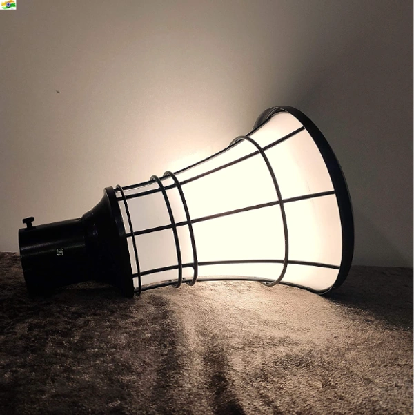Das/P/GL Prime Quality Unbreakable PVC Outdoor/Exterior Gate Light Lamp or Pole Light for Home/Office/Garden/Park/Farmhouse/Villa - Gate Light, Black & White, NA